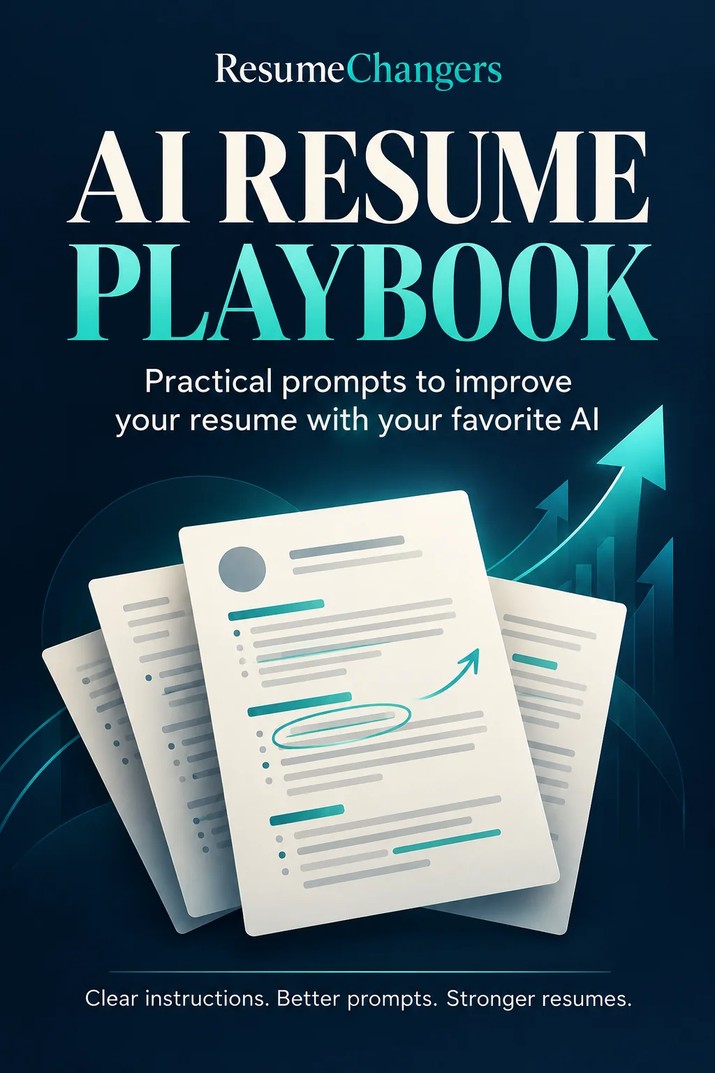 Front cover of The ResumeChangers AI Resume Playbook
